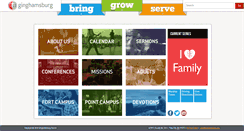 Desktop Screenshot of ginghamsburg.org